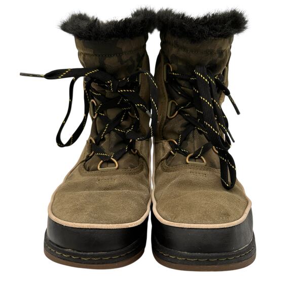 Sorel Women's Green Explorer Carnival Boots Size 9 - Picture 3 of 9